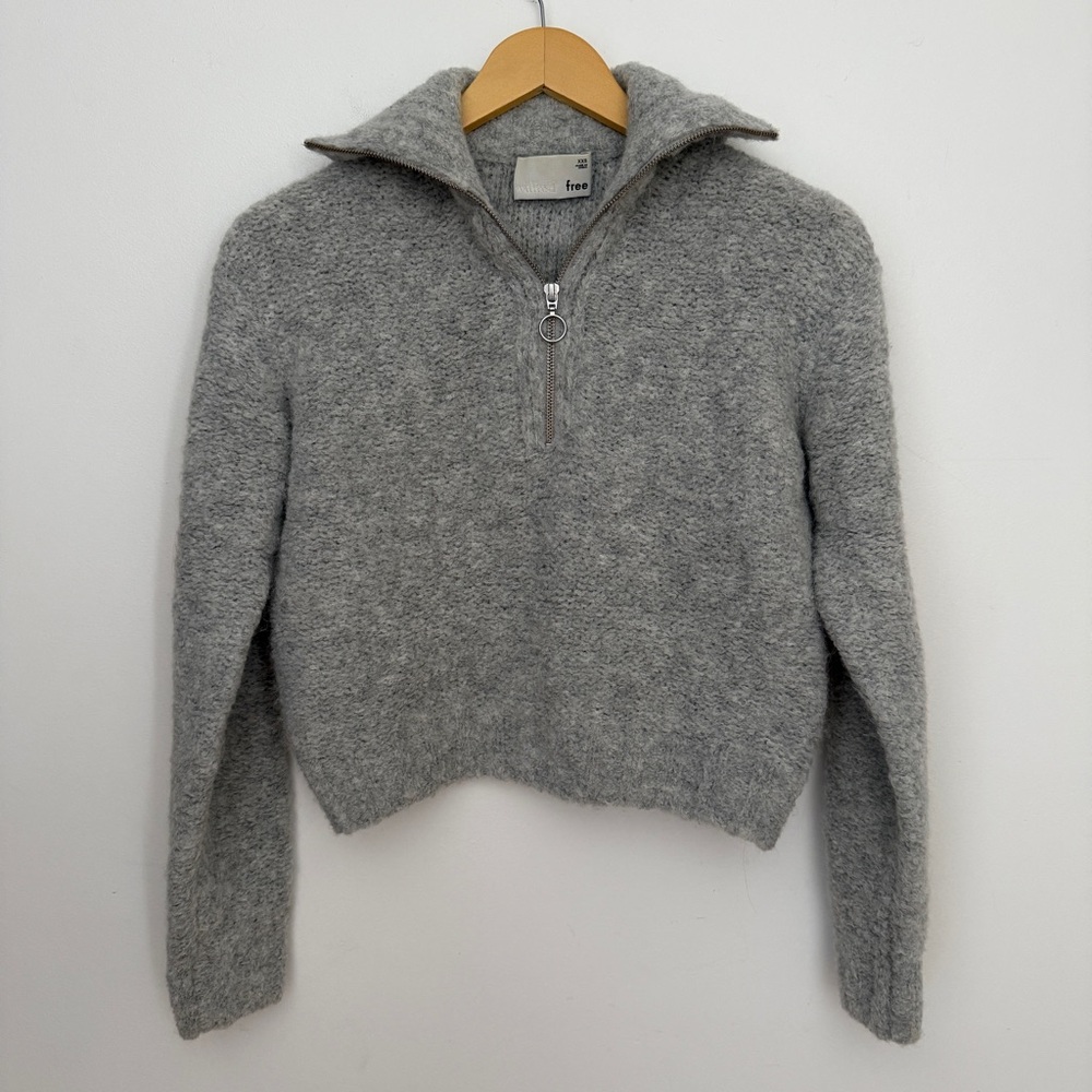 Aritzia Wilfred Free Wool Half-Zip Women's Sweater